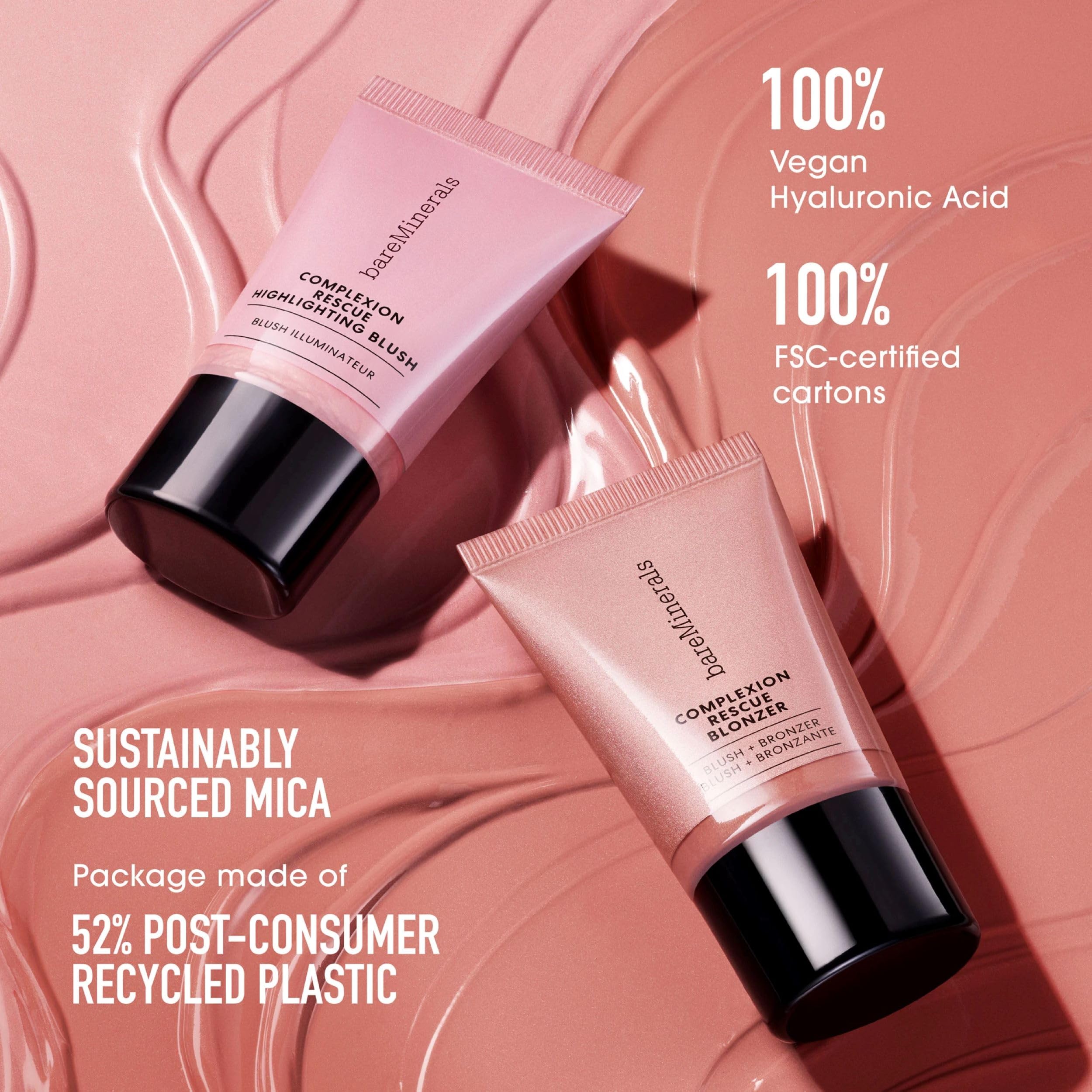Presentación líquida de BareMinerals Complexion Rescue Blonzer en envase cómodo.
