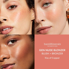Couleur rosée-bronze universelle de bareMinerals Gen Nude Blonzer.