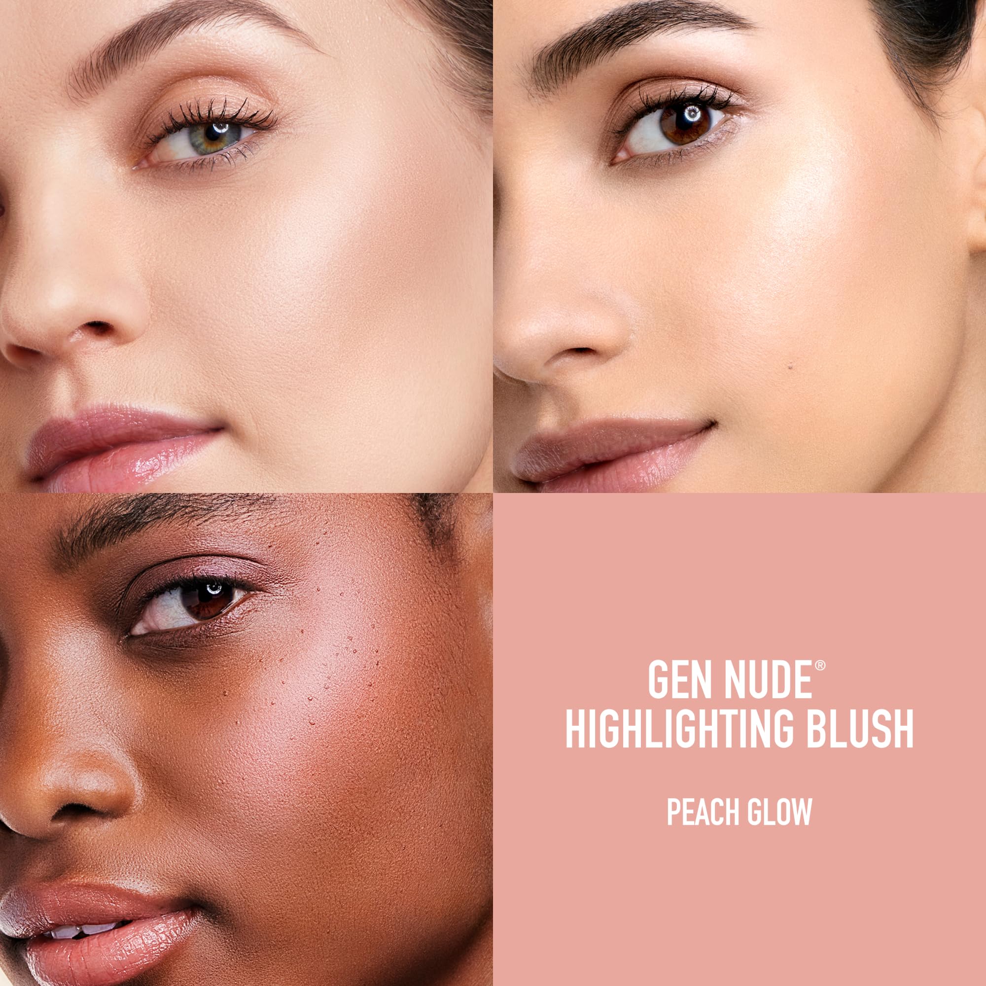 Nuance Peach Glow chaude et naturelle pour tous les tons de peau.