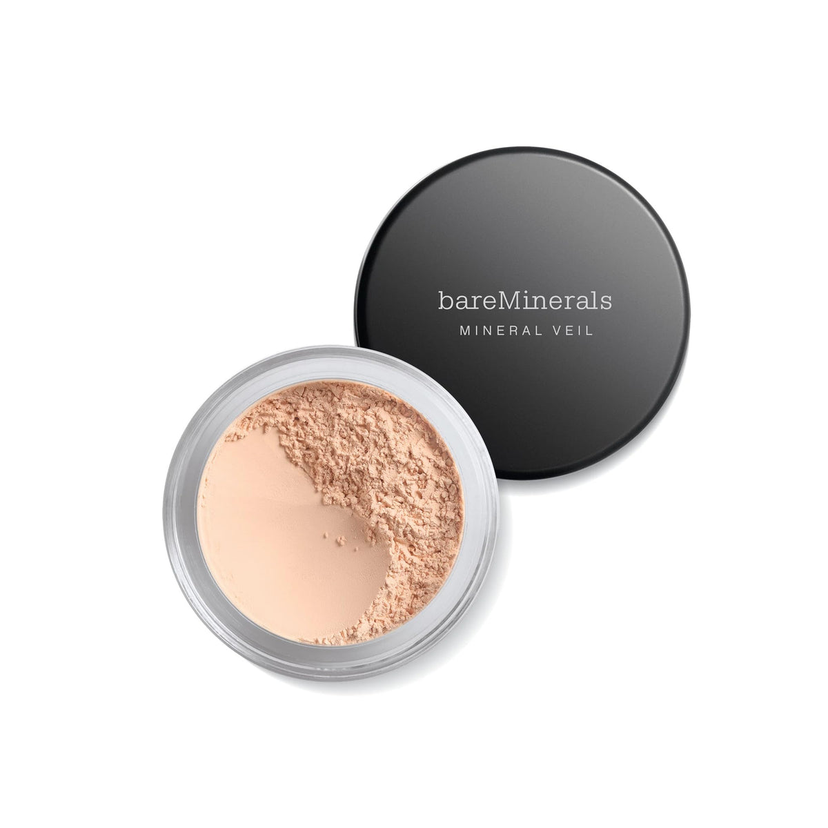 bareMinerals Mineral Veil polvo translúcido, aplicación suave con brocha para fijar maquillaje