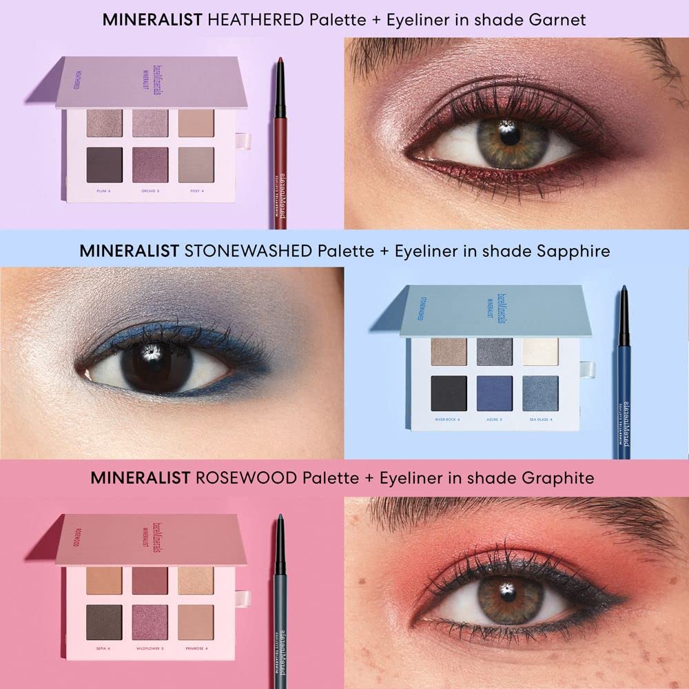 Delineador Mineralist Onyx probado dermatológicamente y oftalmológicamente