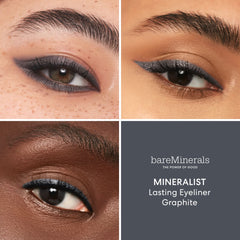 bareMinerals Mineralist Lapiz Ojos Graphite deslizamiento suave para un acabado uniforme.