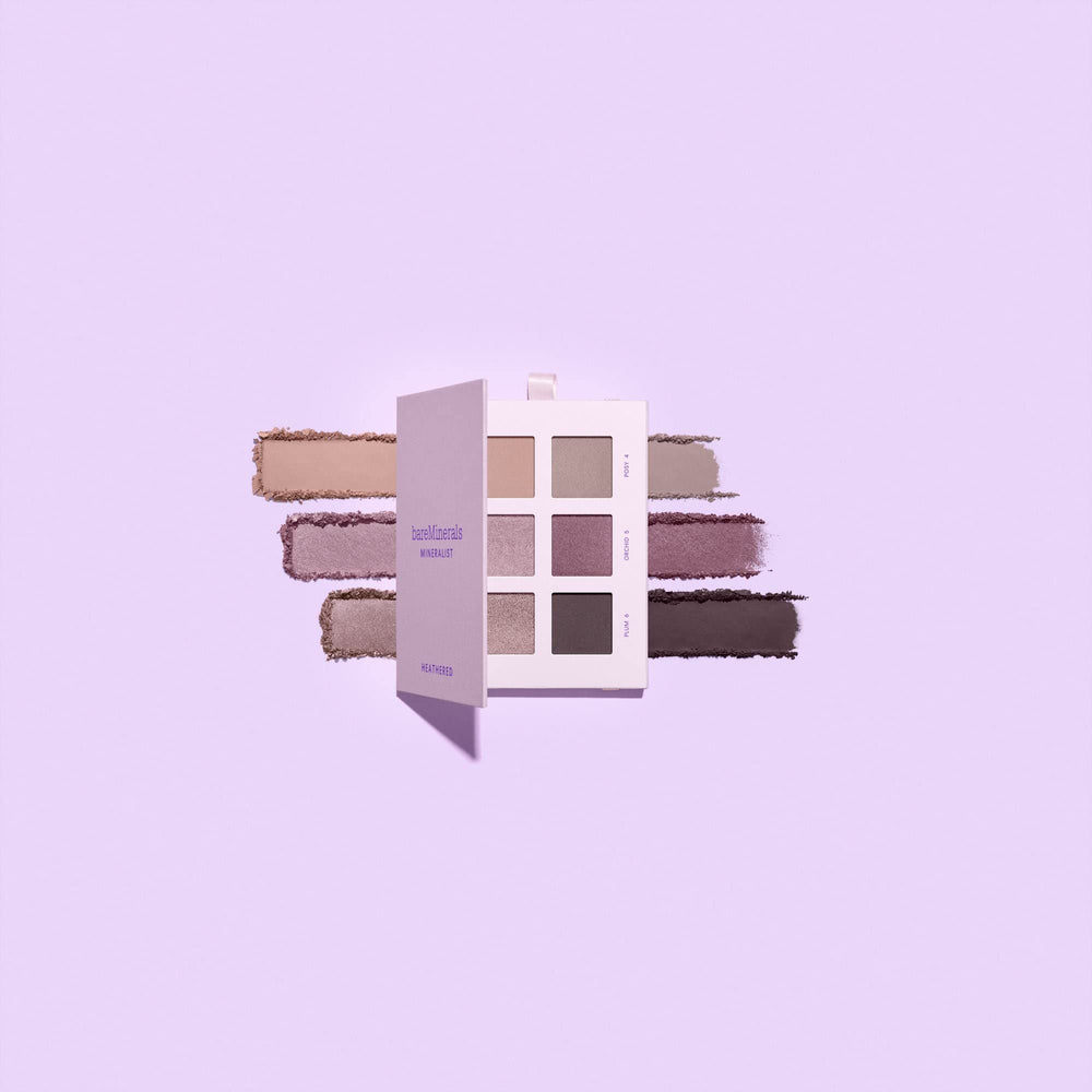 BareMinerals Mineralist Paleta Heathered libre de crueldad y probada dermatológicamente para ojos sensibles.