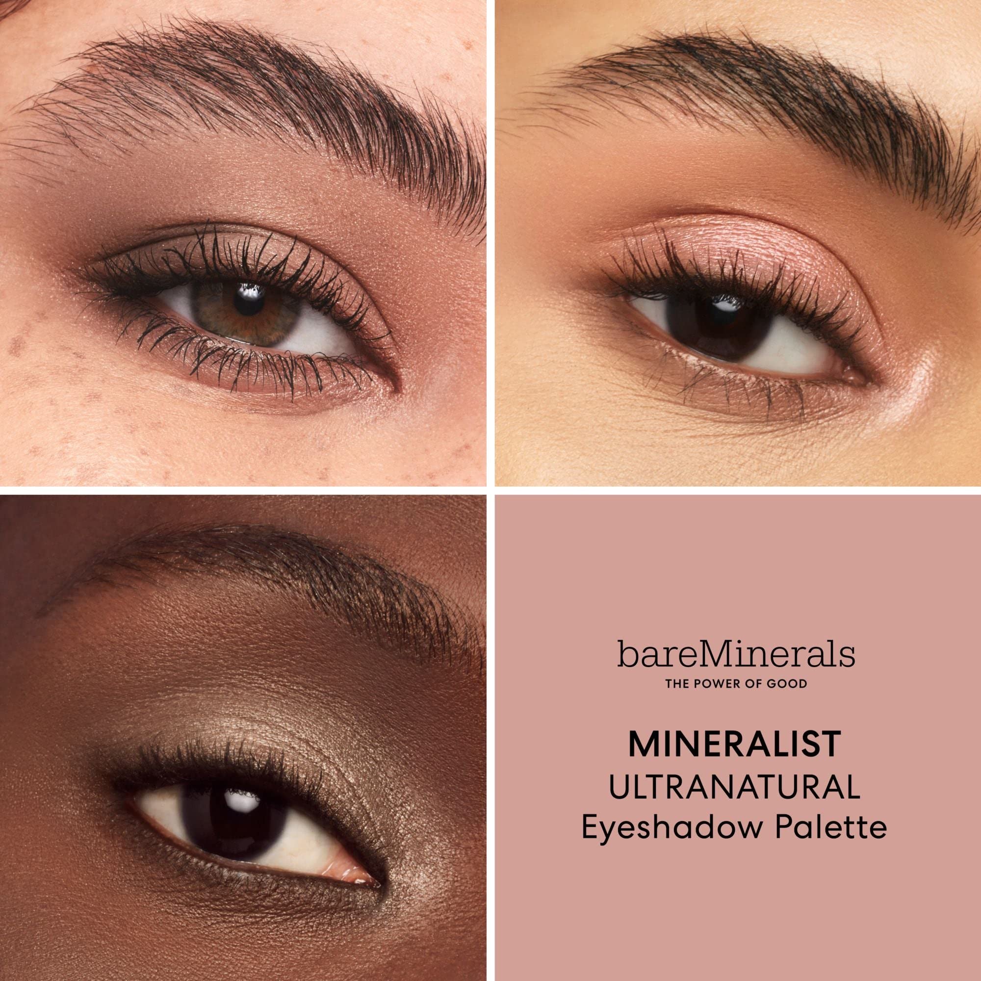 bareMinerals Paleta Mineralist textura cremosa facilita la difuminación de sombras.