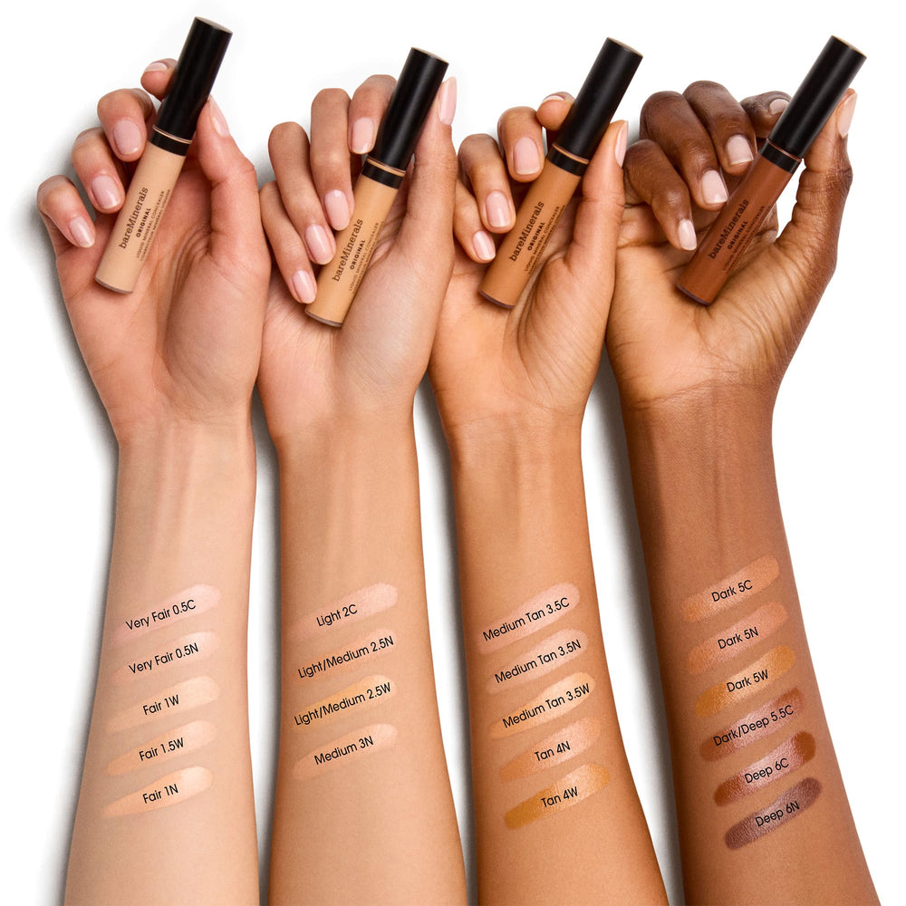 bareMinerals Original Liquid Mineral Concealer fórmula vegana para rutina consciente