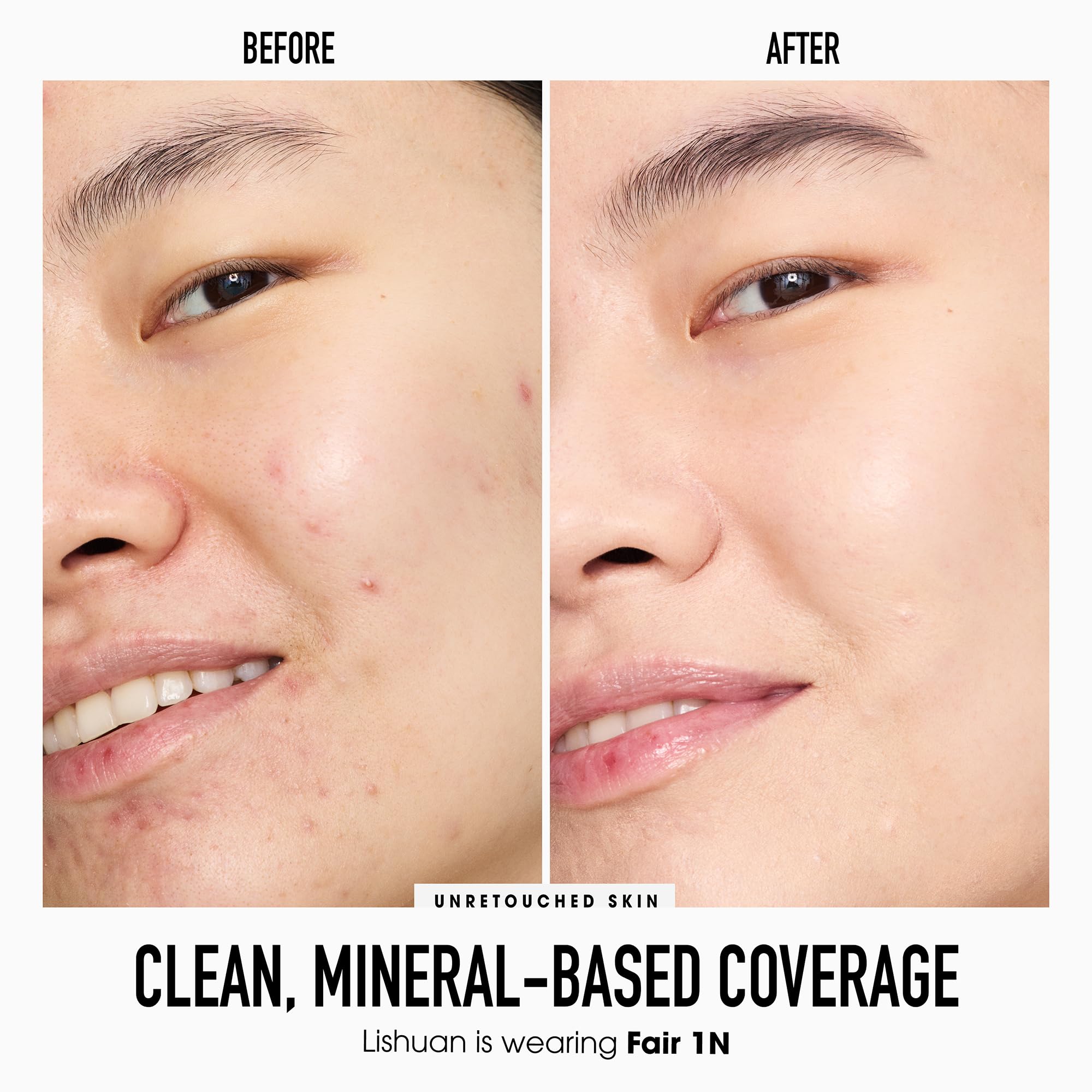bareMinerals Corrector líquido original muestra textura cremosa suave para uso diario.