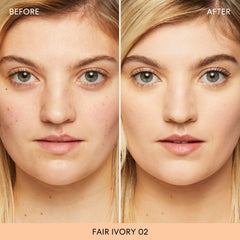 bareMinerals Original - muestra de tono marfil claro 02 para verificar color.