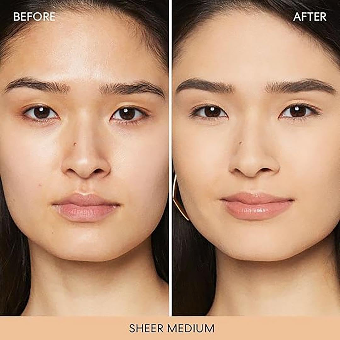 bareminerals Original Mineral Veil, aplicador puff para retoques rápidos en cualquier lugar.