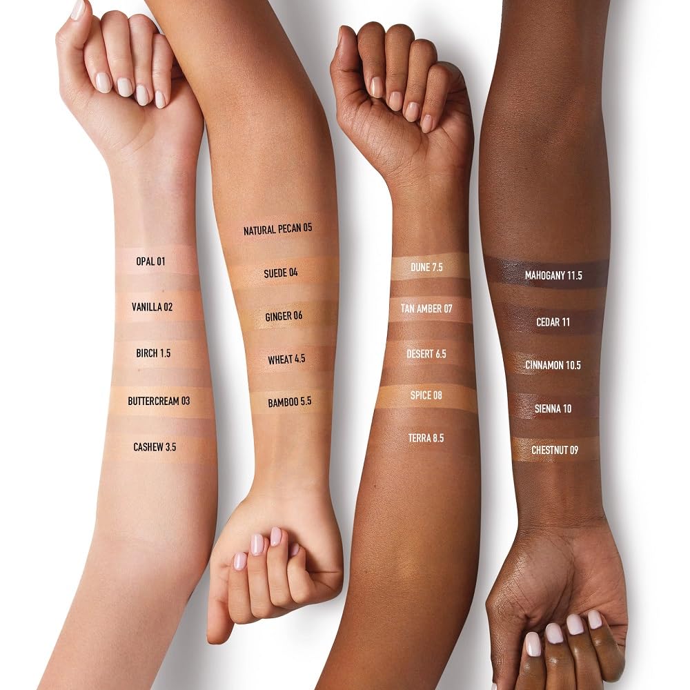 Producto dermatológicamente probado, vegano y libre de fragancias para BareMinerals Complexion Rescue.