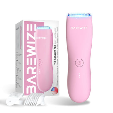 BAREWIZE Bikini Trimmer con filo cerámico para un corte preciso y suave
