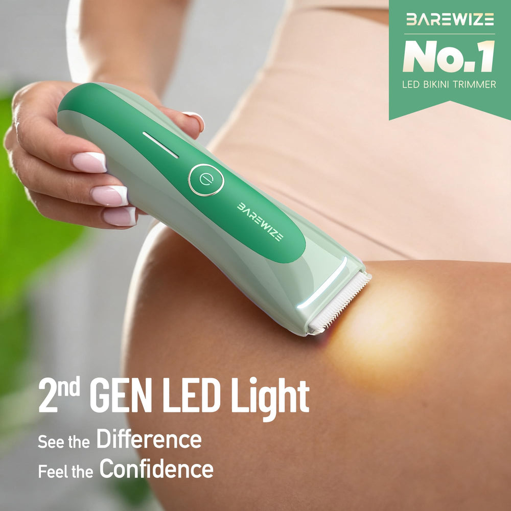 BAREWIZE Cuchilla ceramica ofrece afeitado suave y seguro.