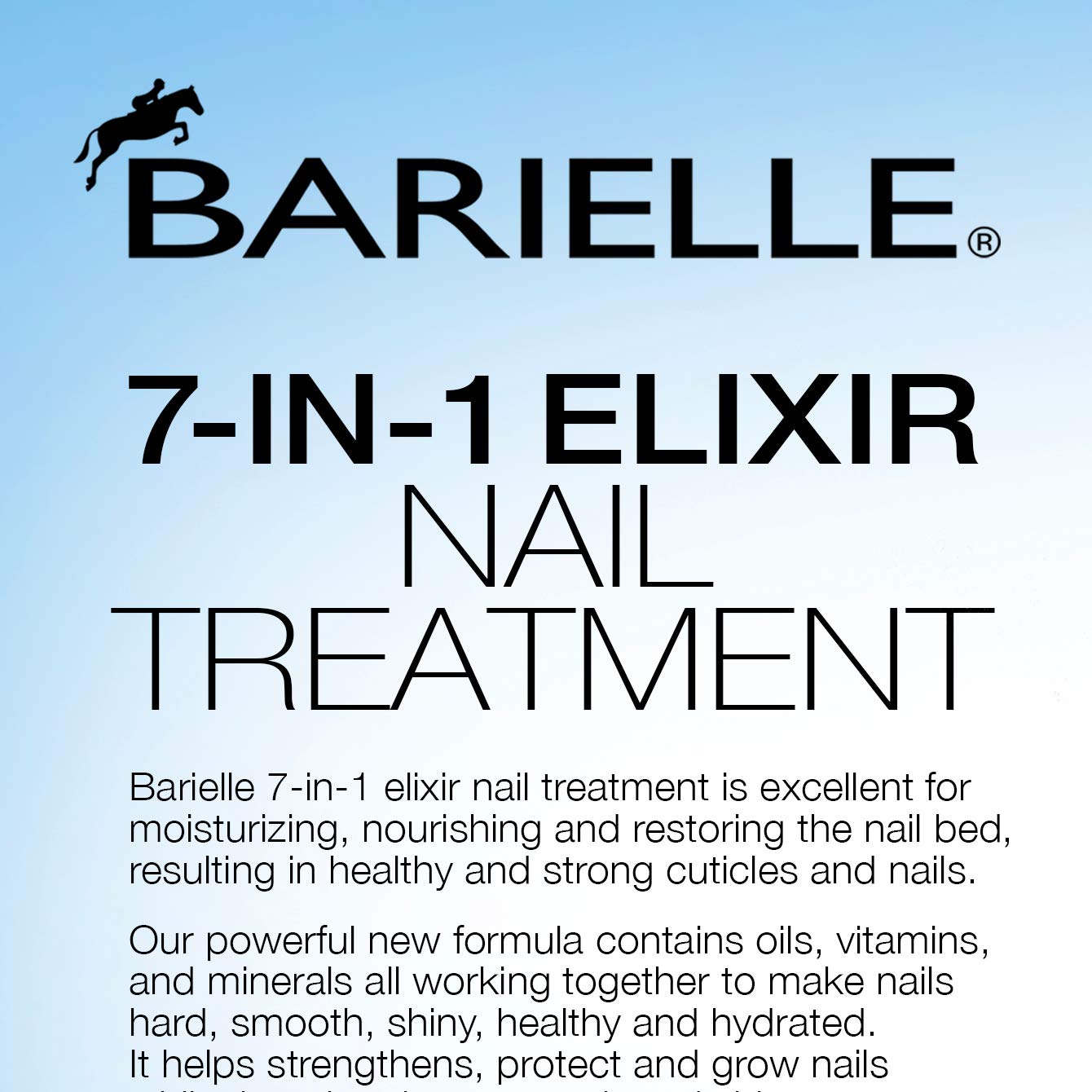 Close-up of Barielle nails with natural shine after treatment