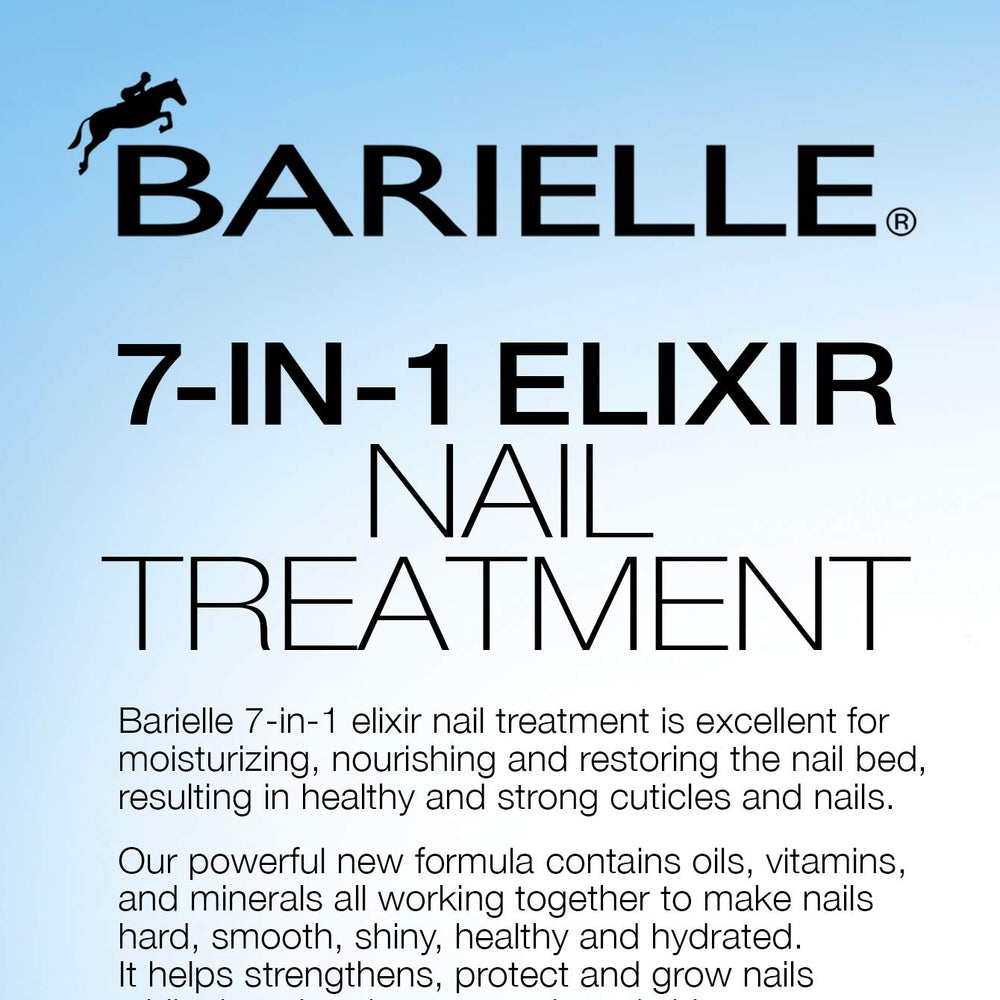 Close-up of Barielle nails with natural shine after treatment