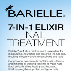 Close-up of Barielle nails with natural shine after treatment
