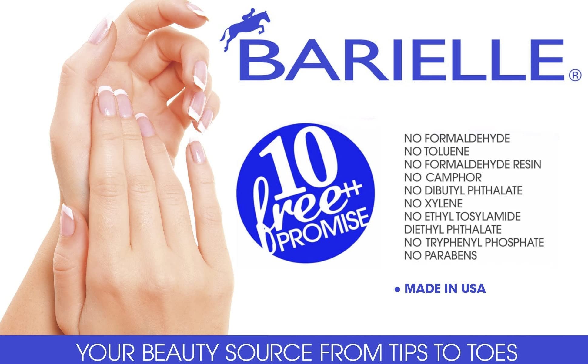 Barielle hecho en Estados Unidos, garantía de calidad y trazabilidad.