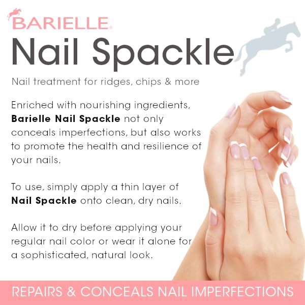 Barielle Nail Spackle relleno de imperfecciones para una apariencia más suave.