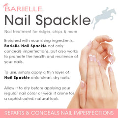 Barielle Nail Spackle relleno de imperfecciones para una apariencia más suave.