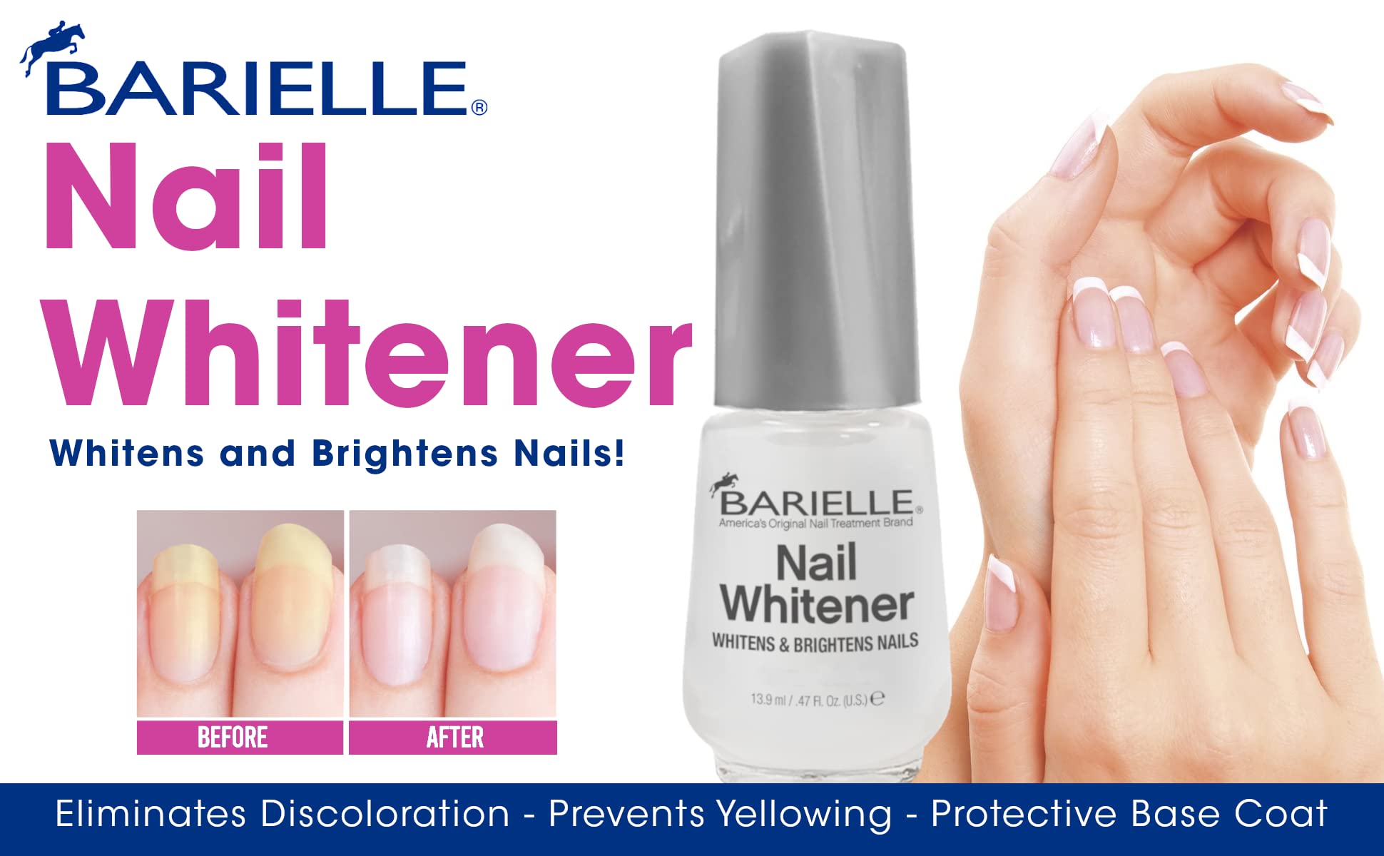 Barielle blanqueador de uñas: acabado satinado que realza la naturalidad.
