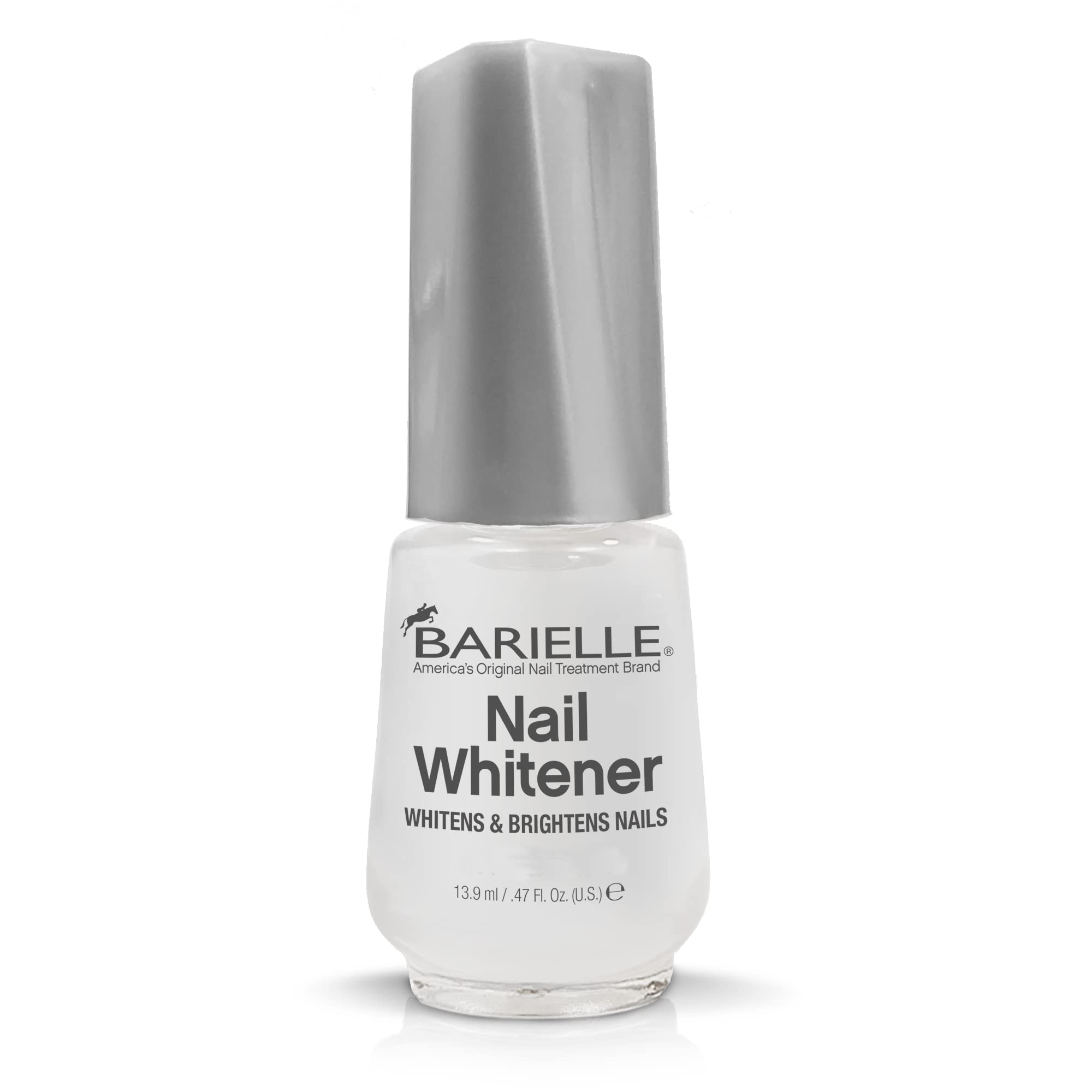 Barielle blanqueador de uñas: botella elegante para un brillo suave.