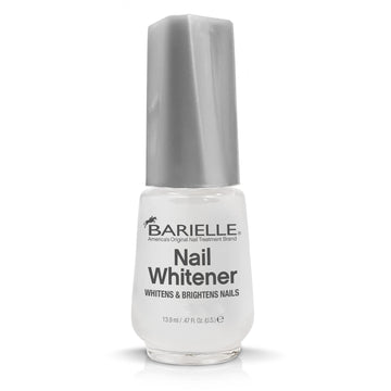 Barielle blanqueador de uñas: botella elegante para un brillo suave.