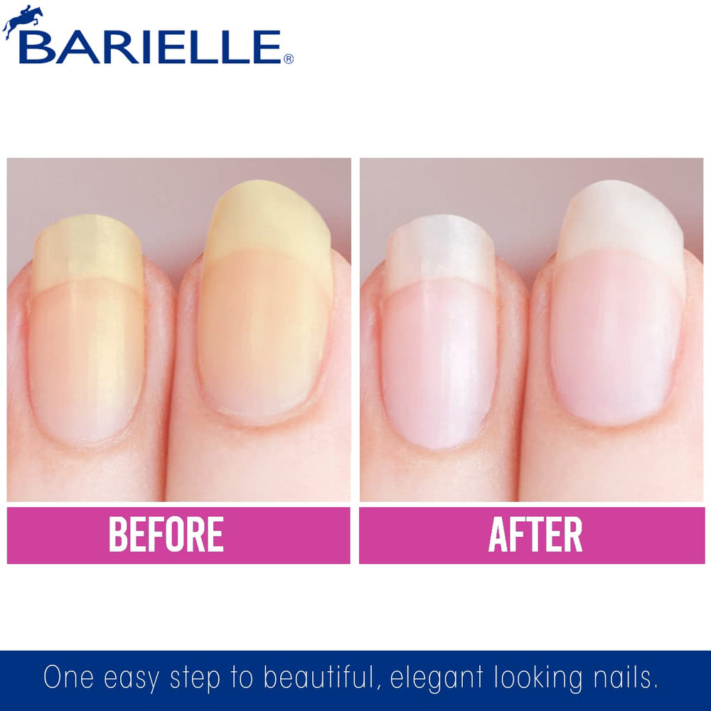Barielle blanqueador de uñas: brillos naturales que destacan.