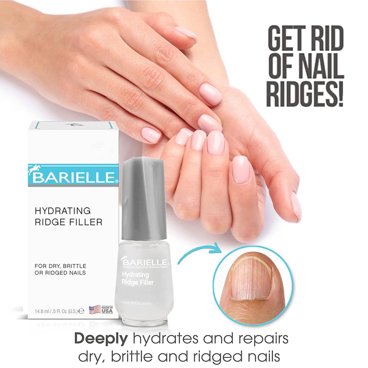 Uñas con nutrición e hidratación Barielle