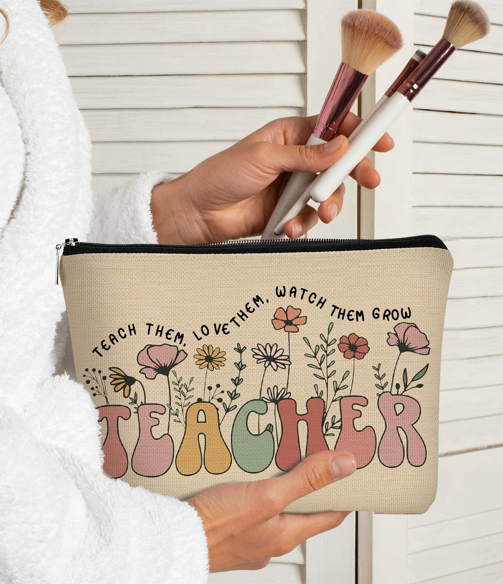 BARPERY diseño para maestros, bolso cosmético con tema apreciación.
