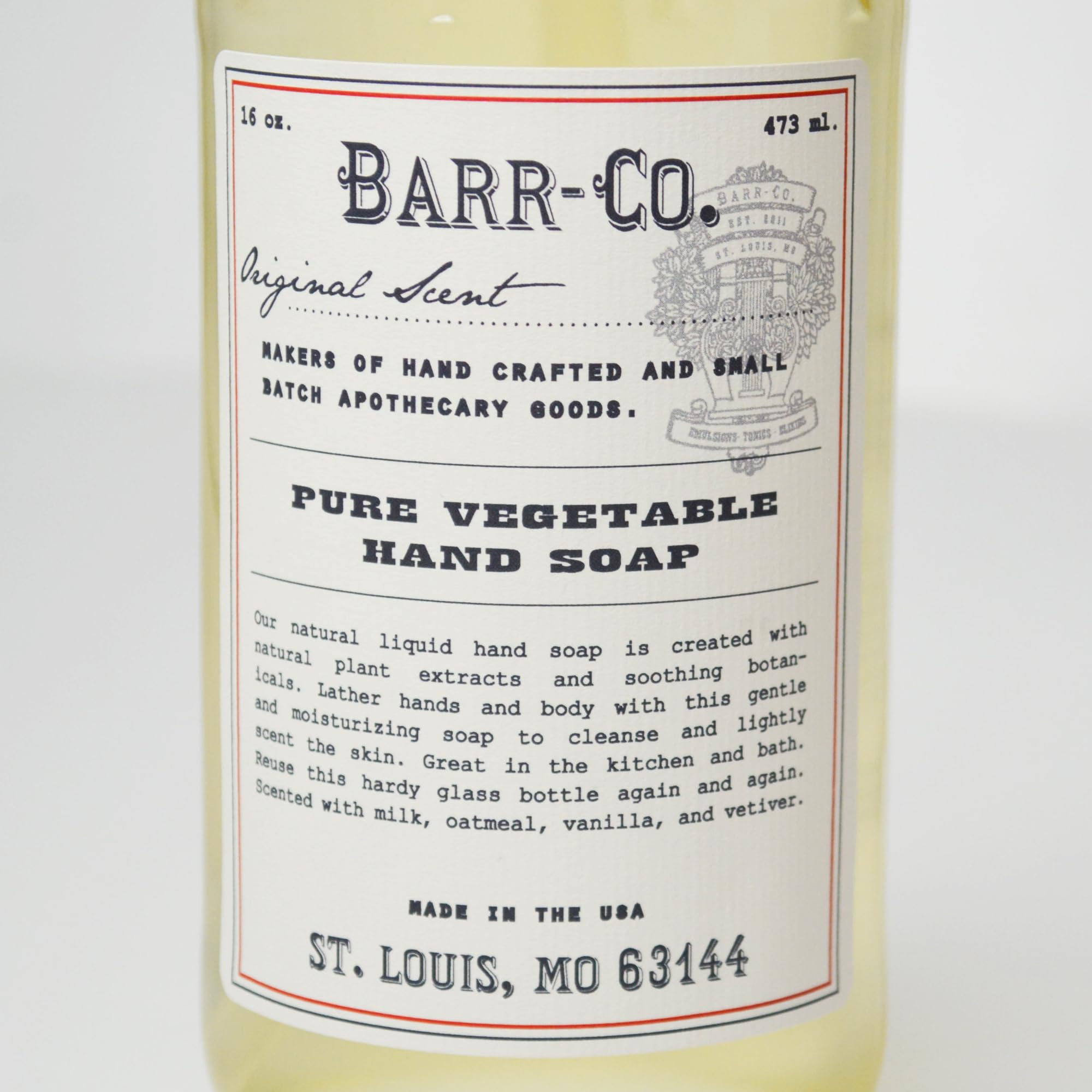 Uso diario en cocina o baño con jabón de manos BARR-CO.