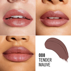 Rimmel Kate 008 aplicación con un solo trazo para acabado pulido.