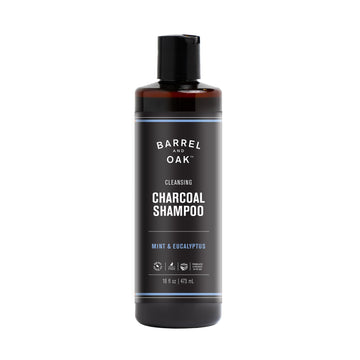 Barrel & Oak: botella de champú con carbón activado para frescura duradera