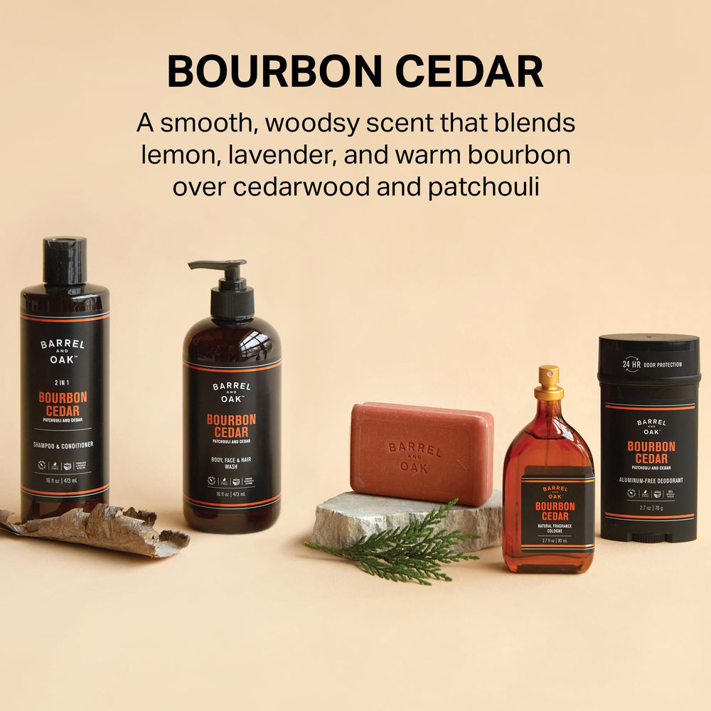 Barrel & Oak acondicionador sin enjuague, envase reciclable, compromiso con el cuidado responsable.