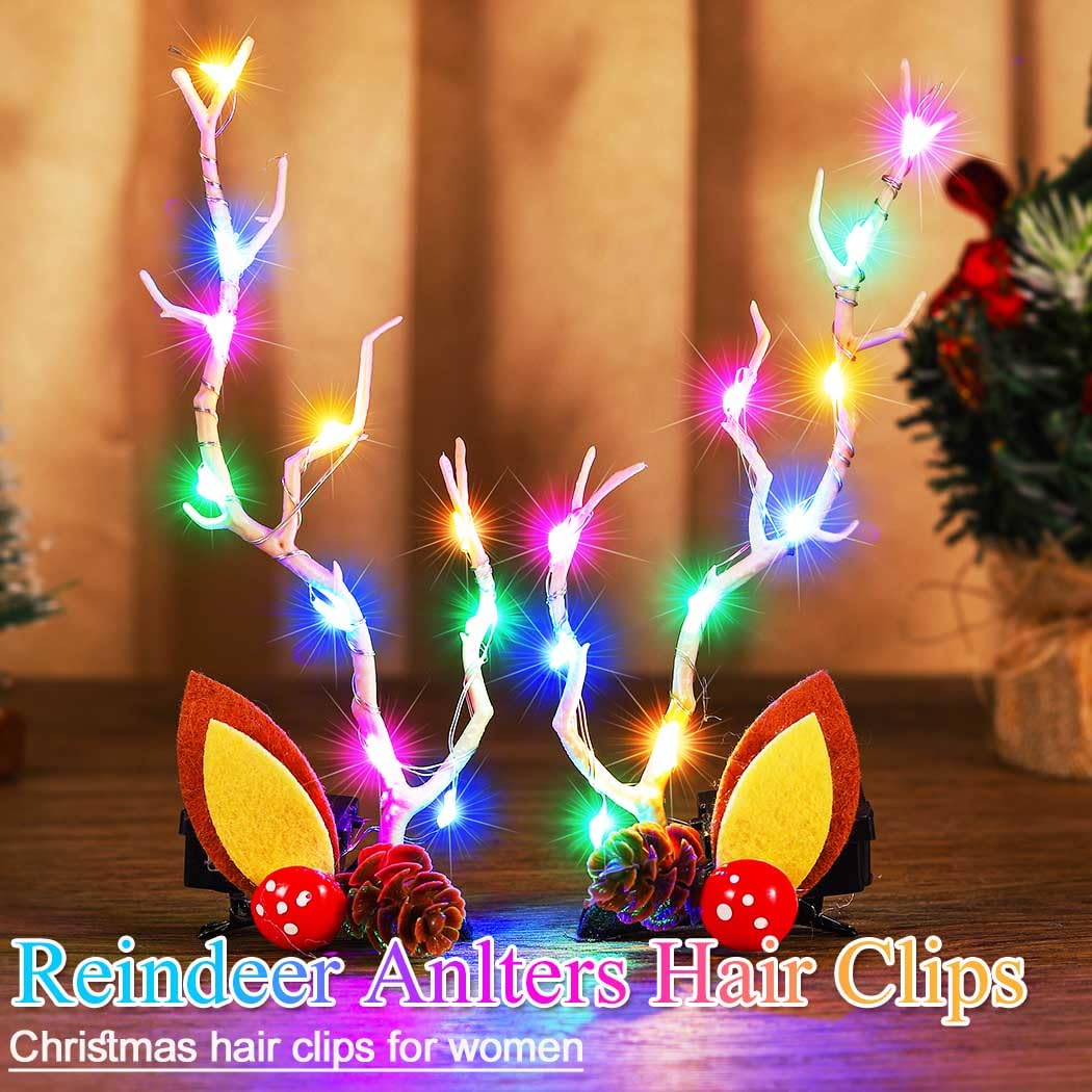 Bartosi brillos de luz en ramas navideñas para sesiones de fotos.