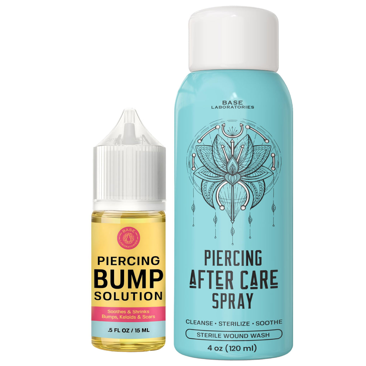 BASE LABORATORIES aceite queloide piercing 15ml para cuidado suave
