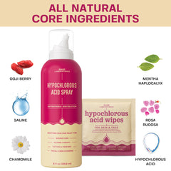 BASE LABORATORIES atomizador HOCl 8oz, aplicación rápida para limpieza de piel