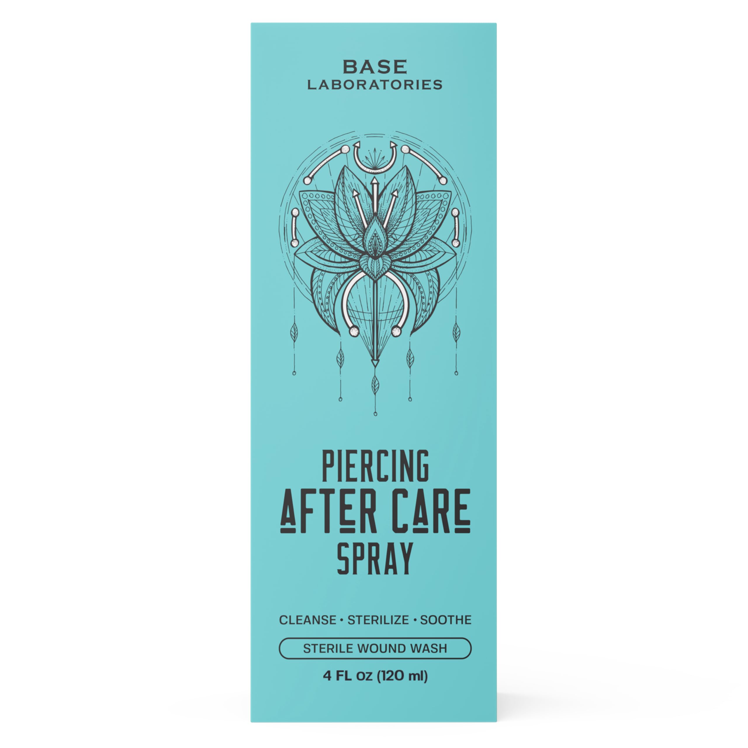 BASE LABORATORIES cuidado postperforación – facilita la higiene