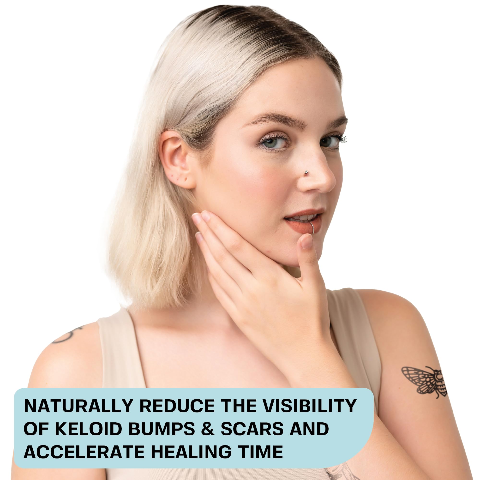 BASE LABORATORIES Keloid Bump Removal Gel textura translúcida para aplicación suave