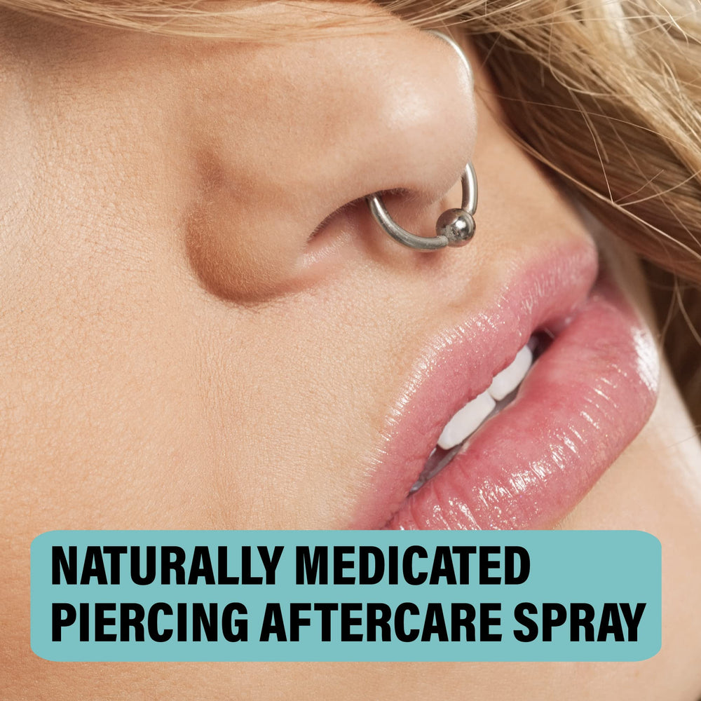 BASE LABORATORIES pulverización para limpieza de piercings en la oreja