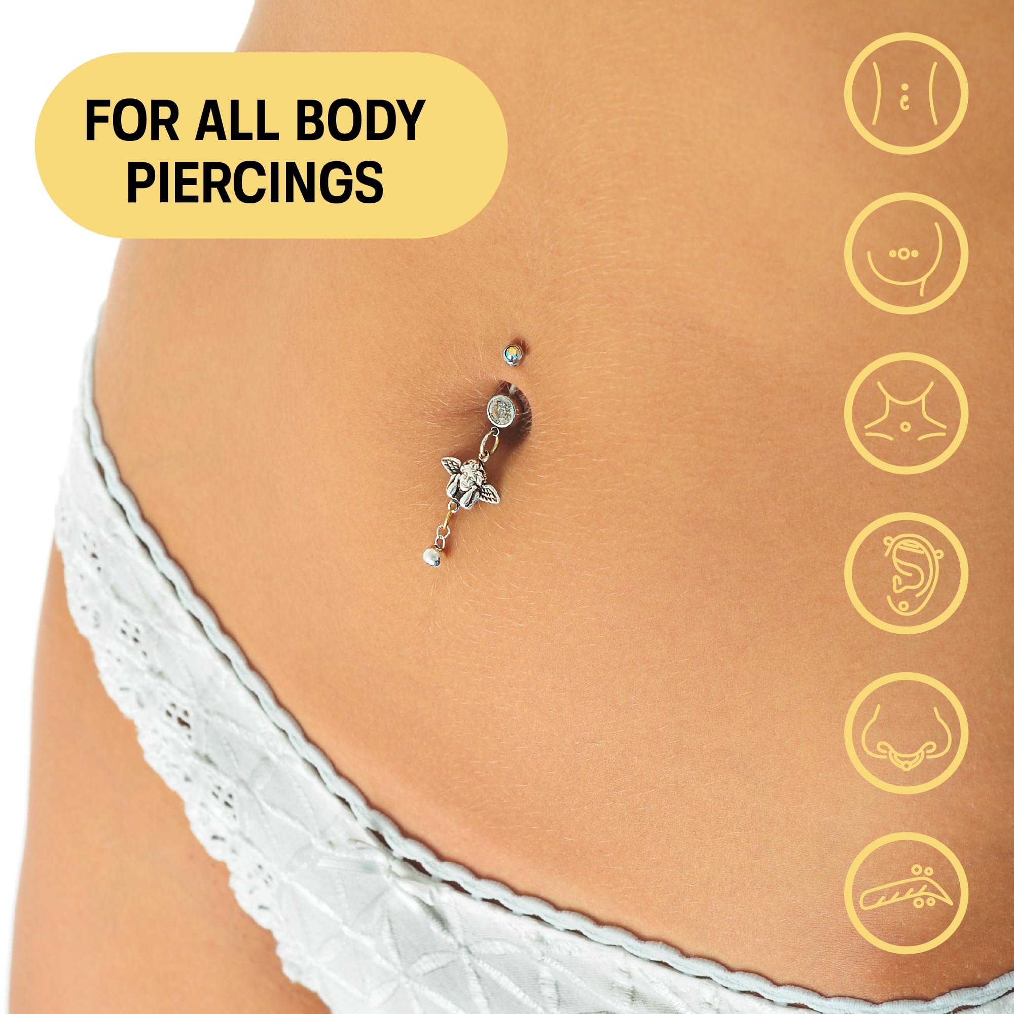 Base Labs envase aceite piercing 0-5oz, cuidado concentrado.