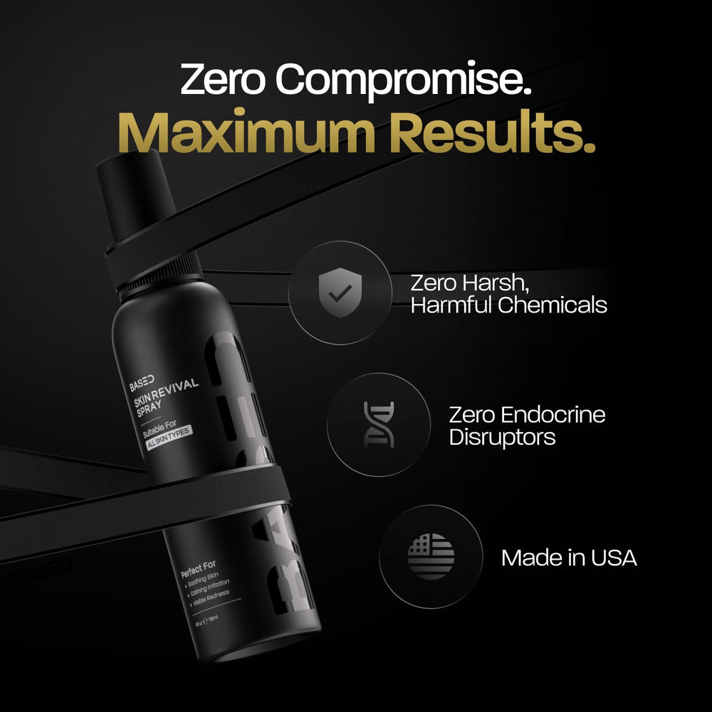 BASED BODYWORKS Skin Revival Spray: ideal para piel sensible con alivio suave.
