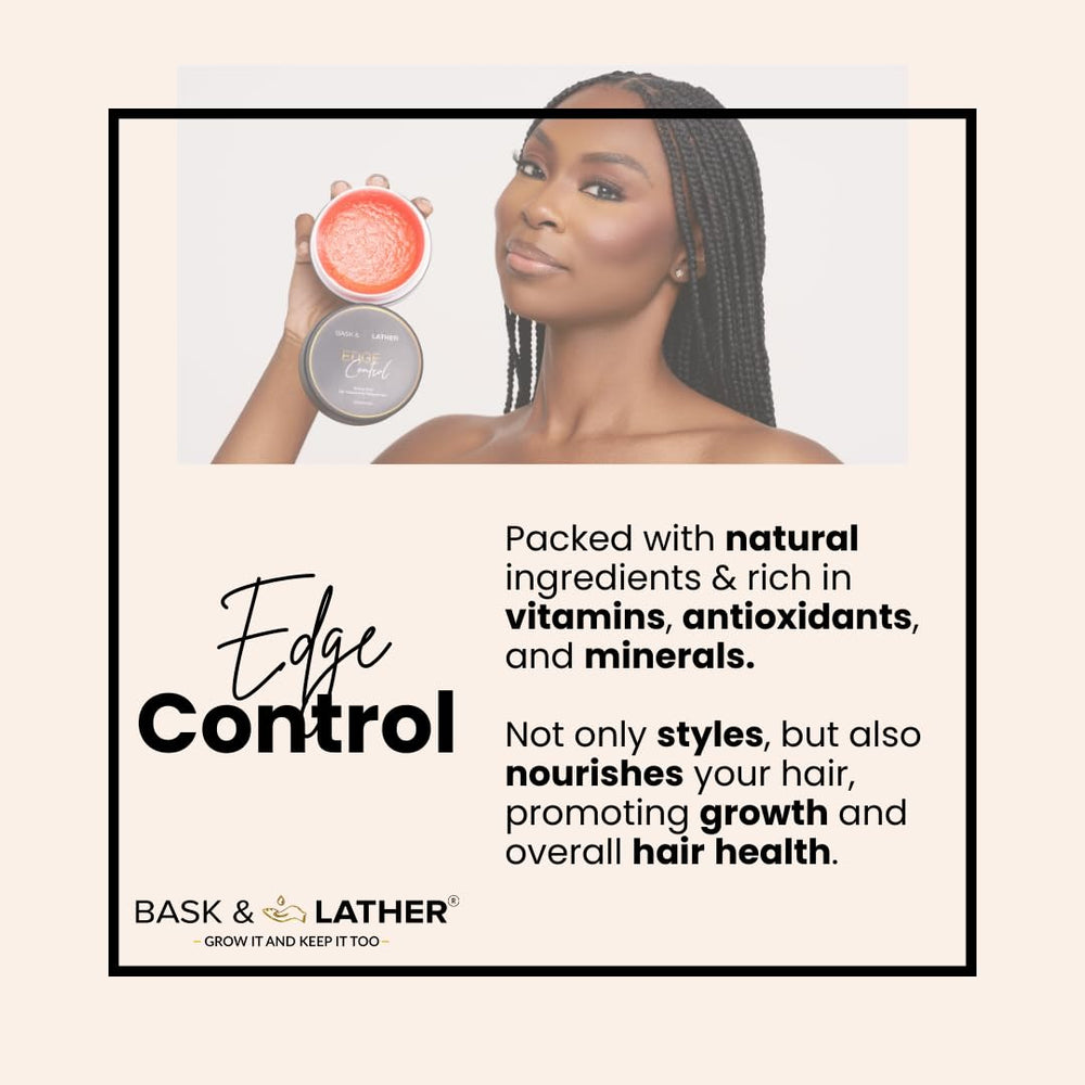 BASK & LATHER: cabello rizado sin frizz con fijación duradera.