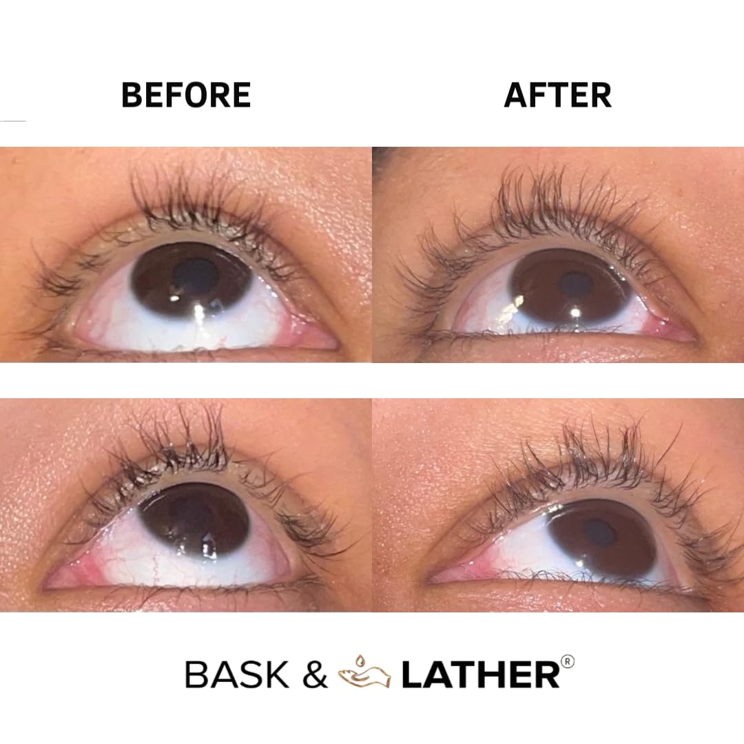 Bask & Lather serum con aplicador nocturno favorece rutina de belleza.