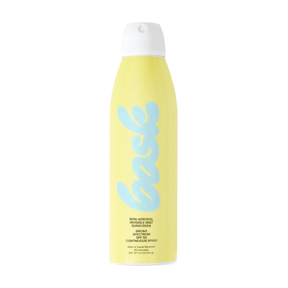 Bask Suncare SPF30 niebla invisible, protección diaria sin dejar residuos