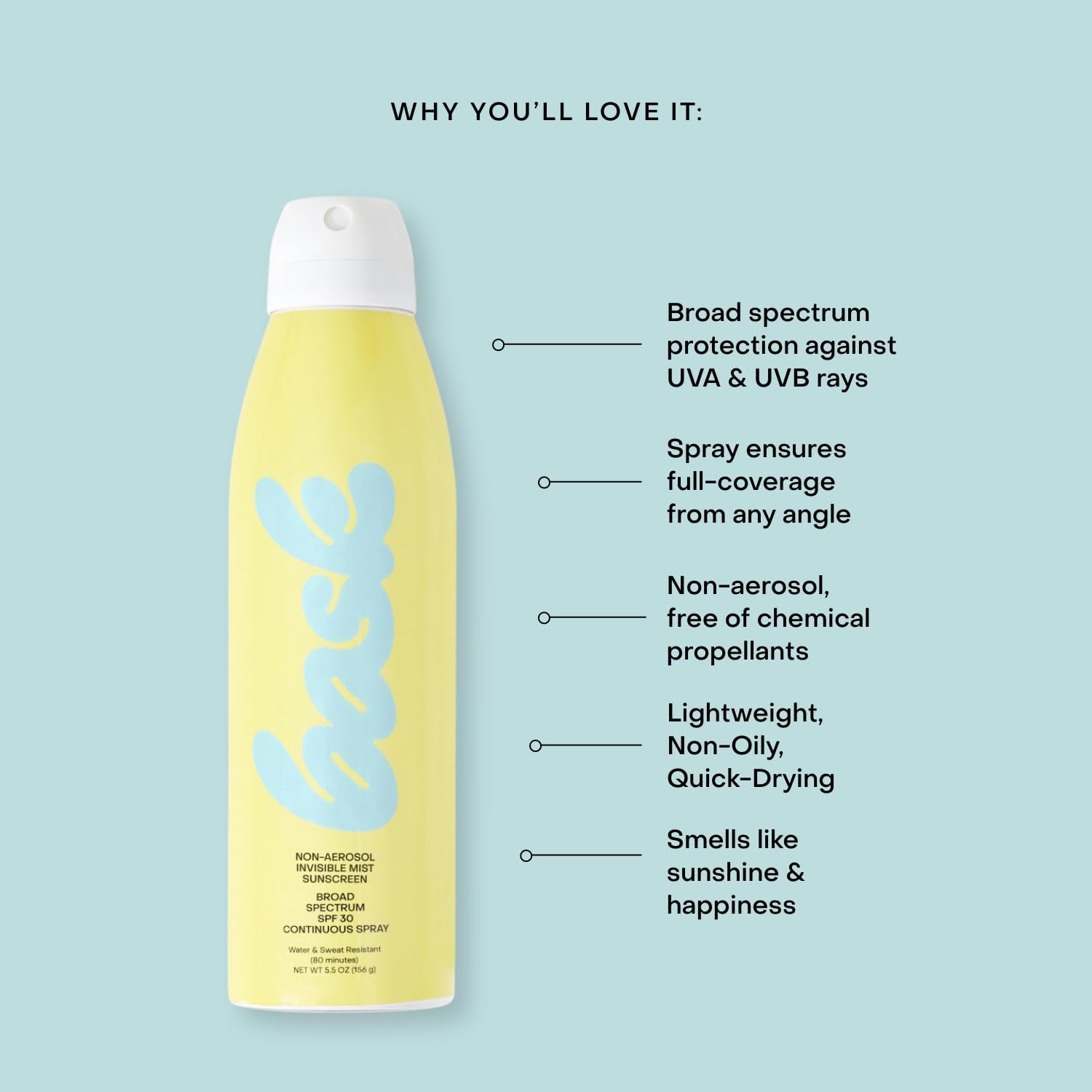 Bask SPF30 resistente al agua y sudor para dias activos