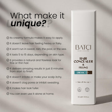 Batci Corrector de Cabello: aplicación rápida para retoques.