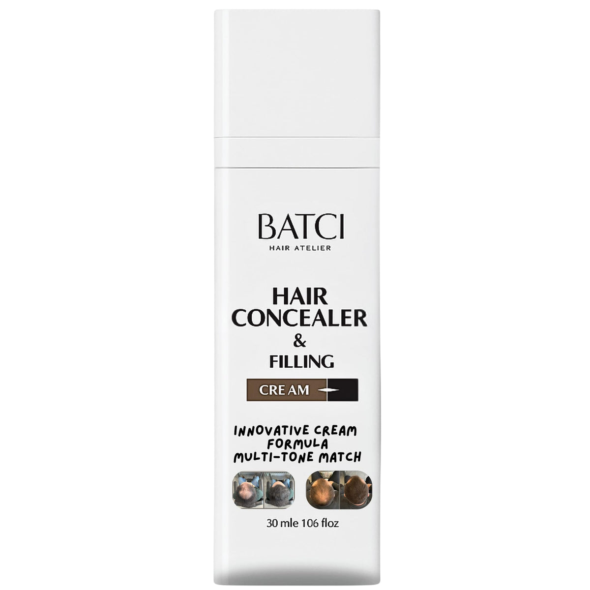 BATCI Hair Atelier crème correctrice racines pour couverture naturelle