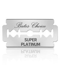 Cuchillas Bates Choice de doble filo, paquete de 40 para afeitado cercano.
