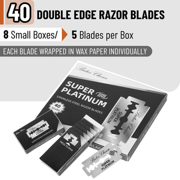 Bates Choice acero inoxidable con recubrimiento de platino para mayor durabilidad.
