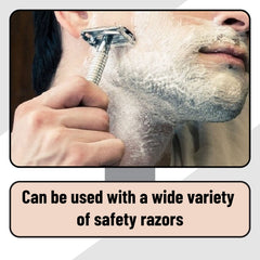 Bates Choice bordes de barba y patillas bien definidos.