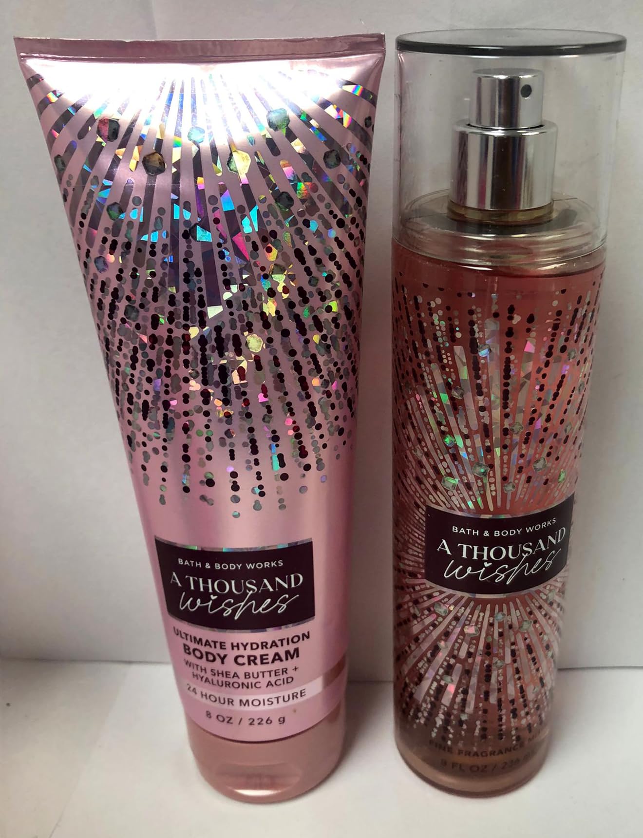 Display of Bath & Body Works A Thousand Wishes gift set, ideal for celebrations and gifting