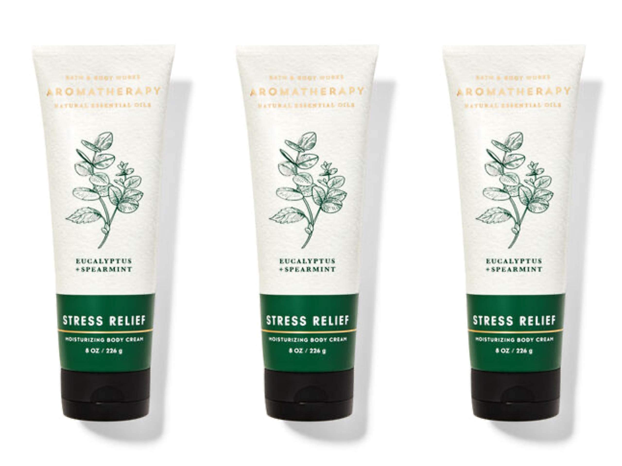 Bath and Body Works crema corporal aromaterapia: eucalipto y menta para relajación.